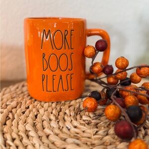 Rae Dunn Orange Halloween Mug  More Boos Please